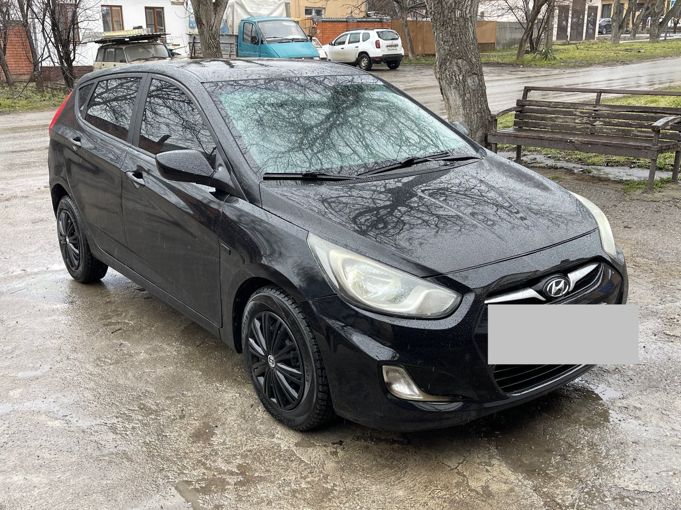 Покраска капота Hyundai Solaris — после